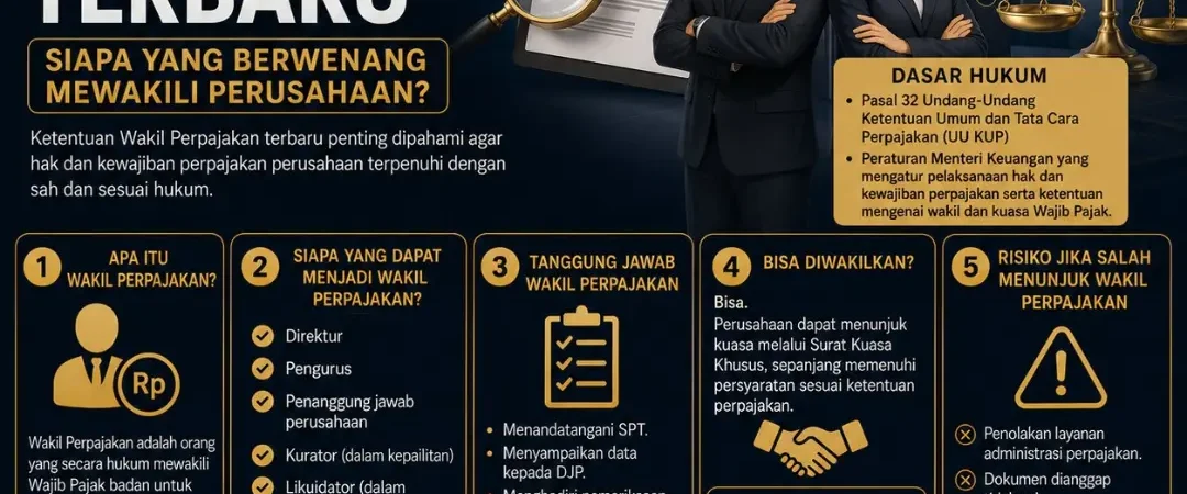 Wakil atau Kuasa Wajib Pajak Badan: Siapa yang Berwenang?
