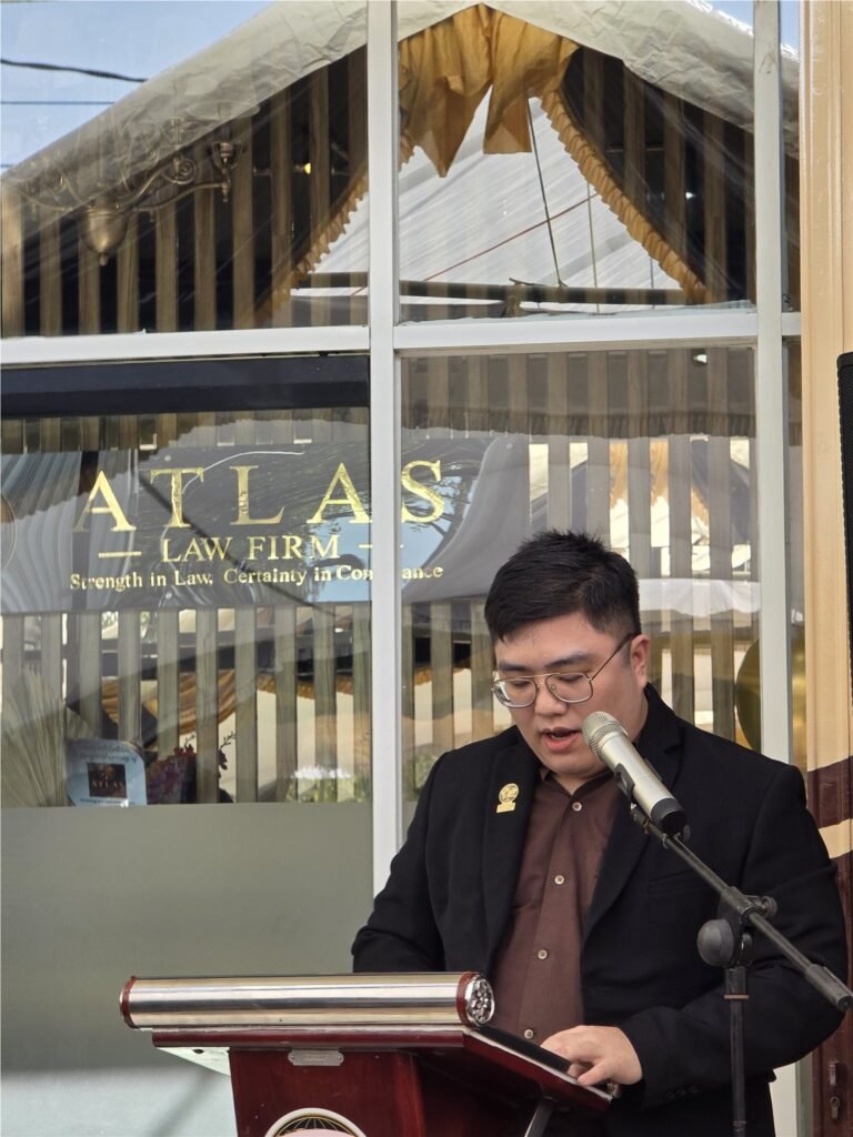 Sambutan dalam rangkaian Grand Opening Atlas Law Firm